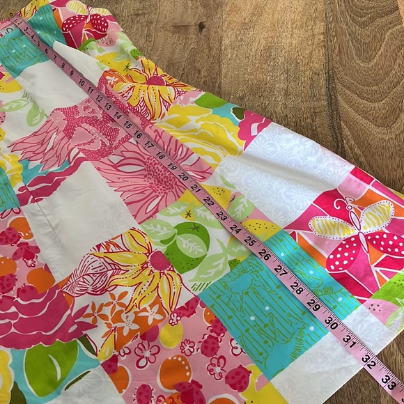 Lilly Pulitzer Vintage Patchwork Print Dress - Picture 8 of 9